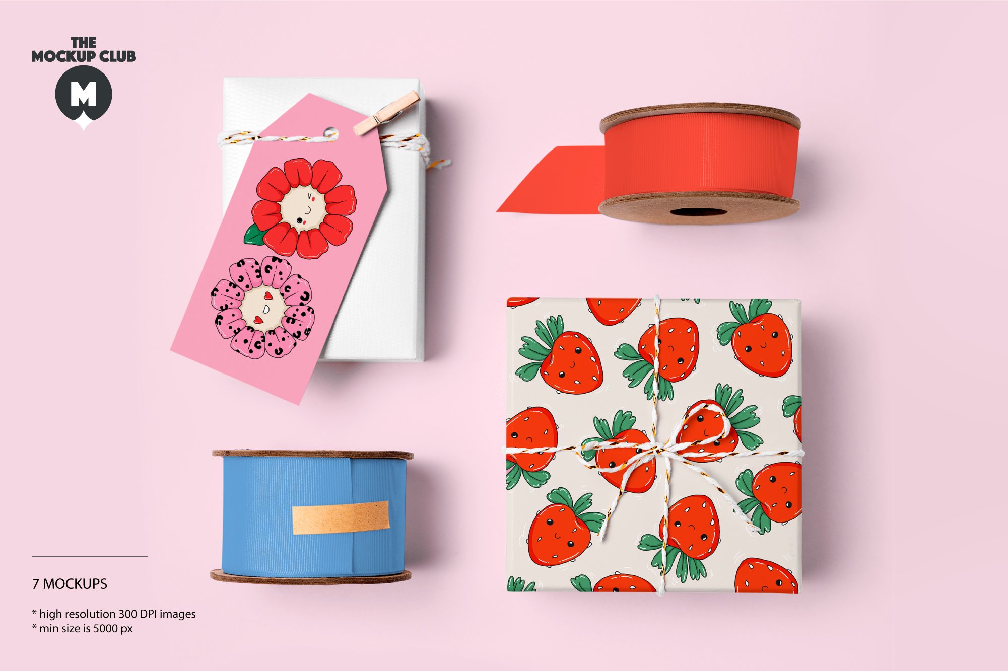 SMALL GIFT BOXES MOCKUPS cover image.