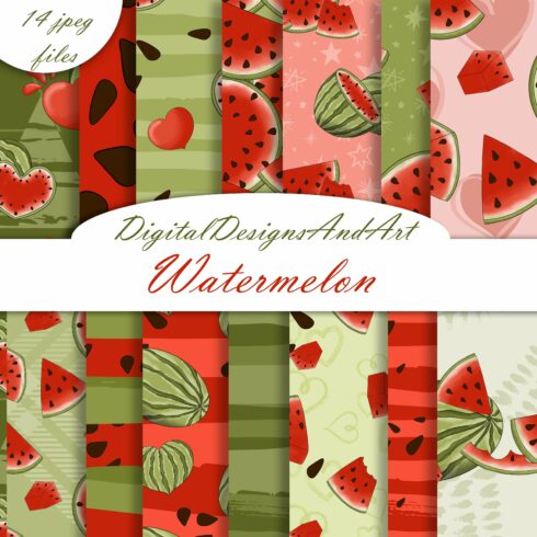 Watermelon pattern cover image.
