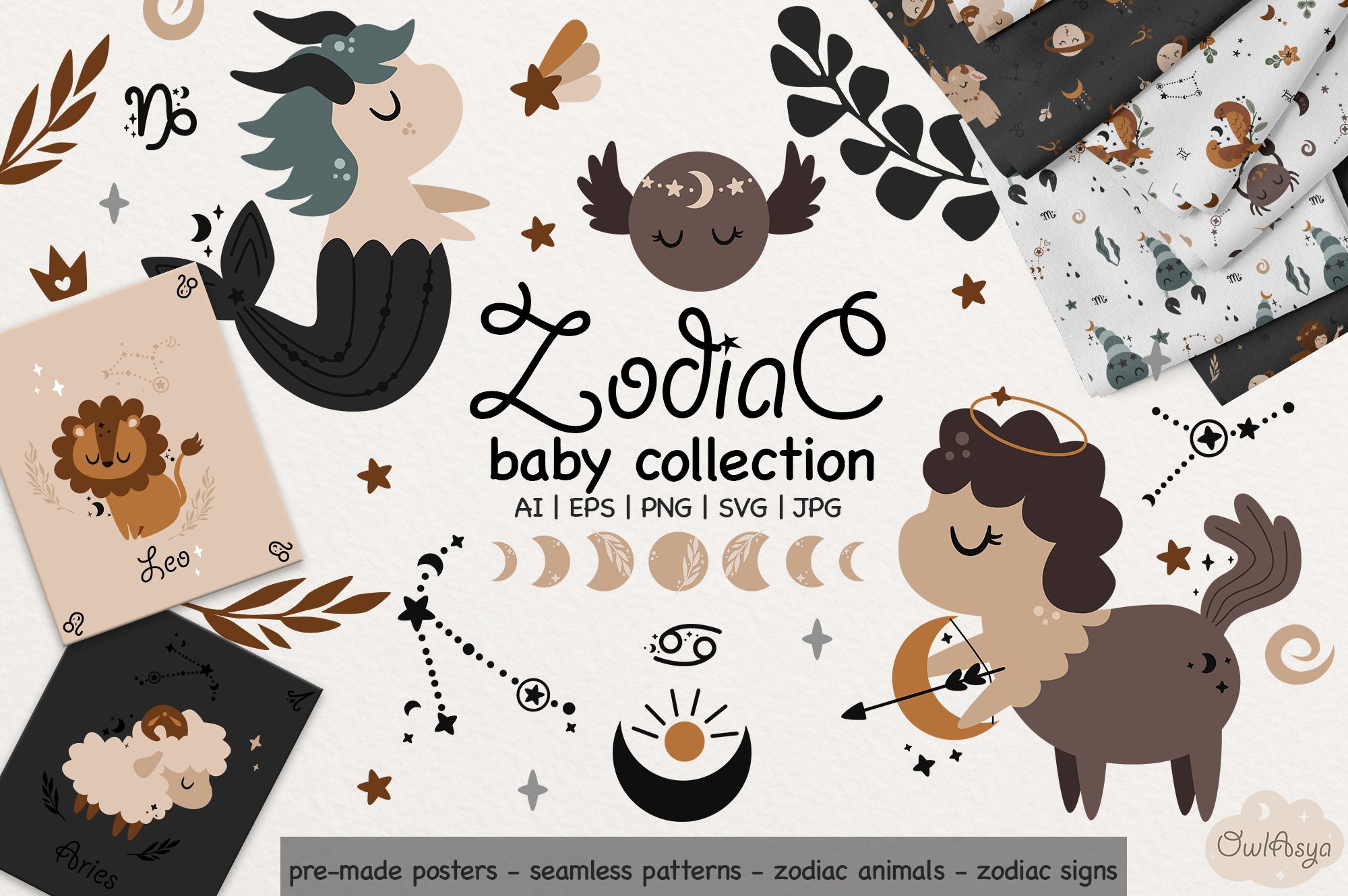 Zodiac baby collection cover image.
