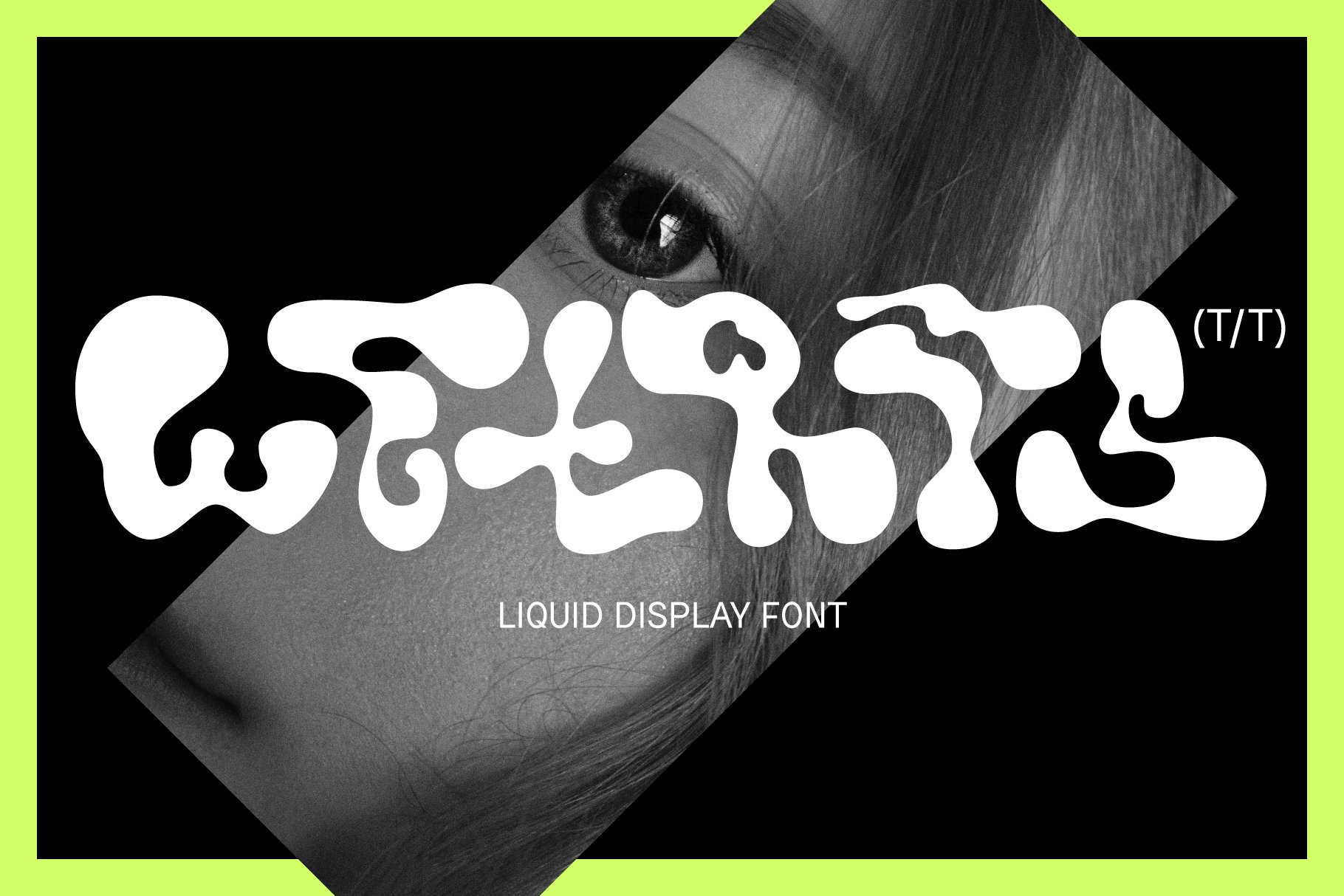 Liquid Type: Wetris Display Font cover image.