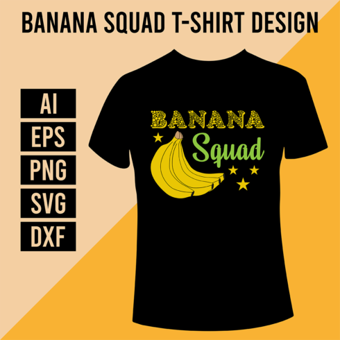 Banana Squad T-Shirt Design cover image.