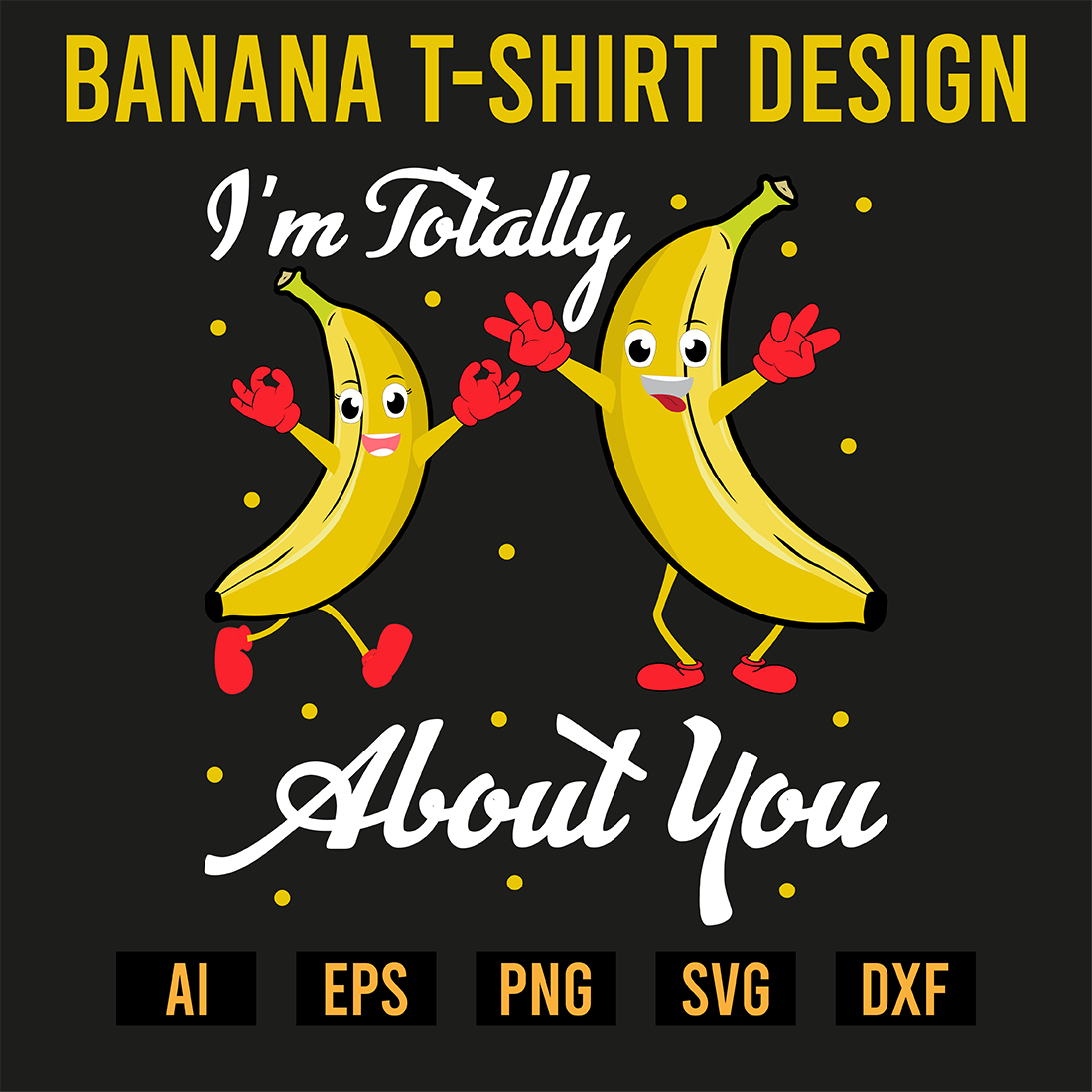 Banana Food Icon PNG & SVG Design For T-Shirts