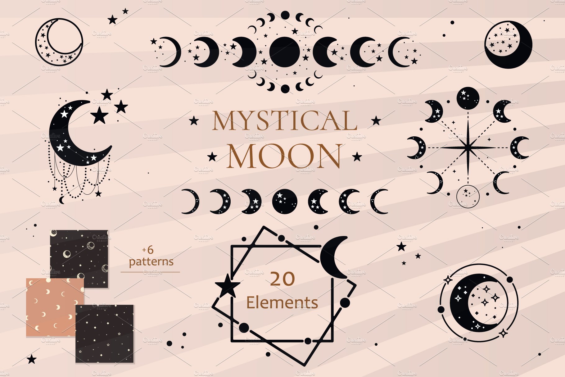 Mystical Moon and Stars cover image.