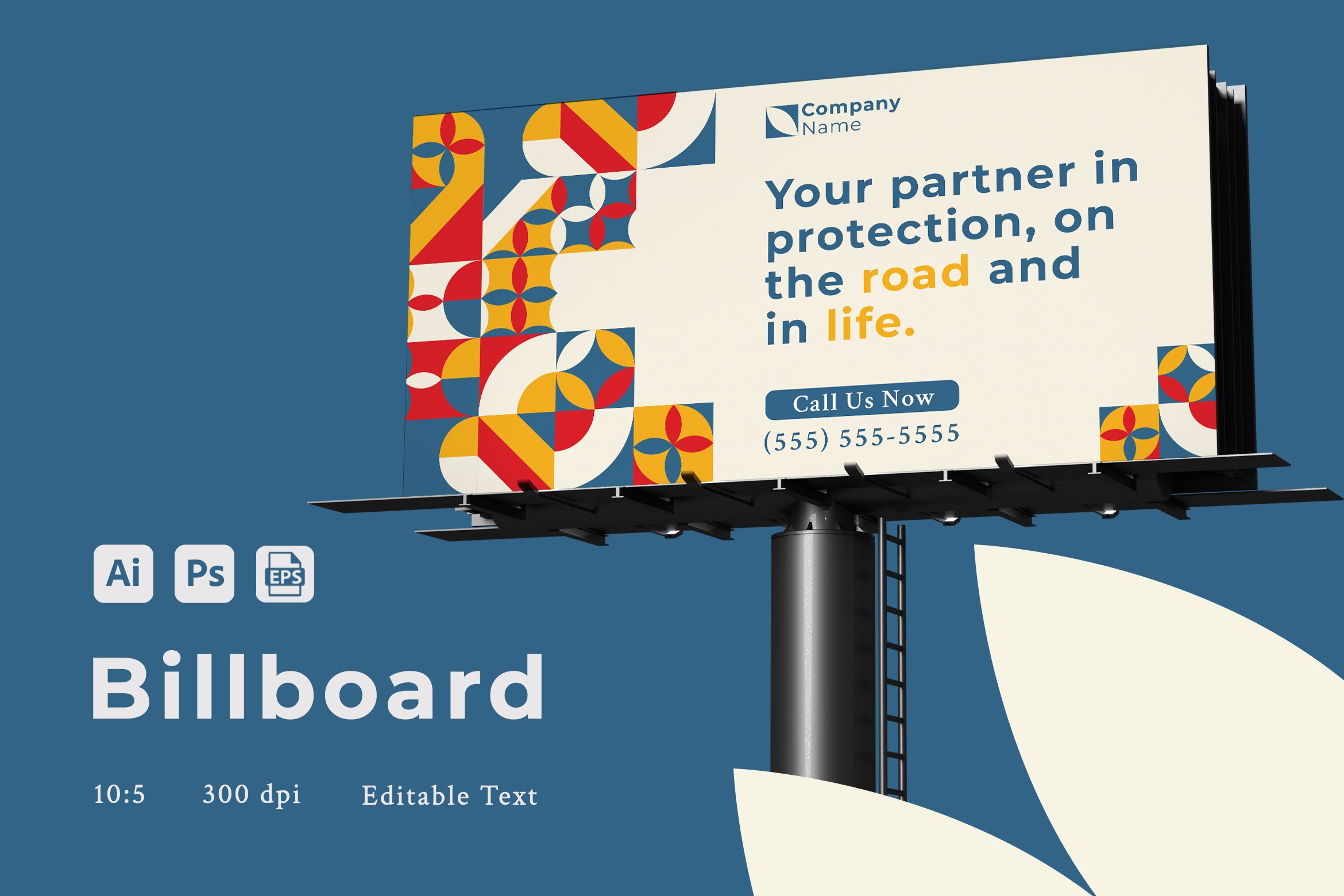 Insurance Geometric - Billboard cover image.