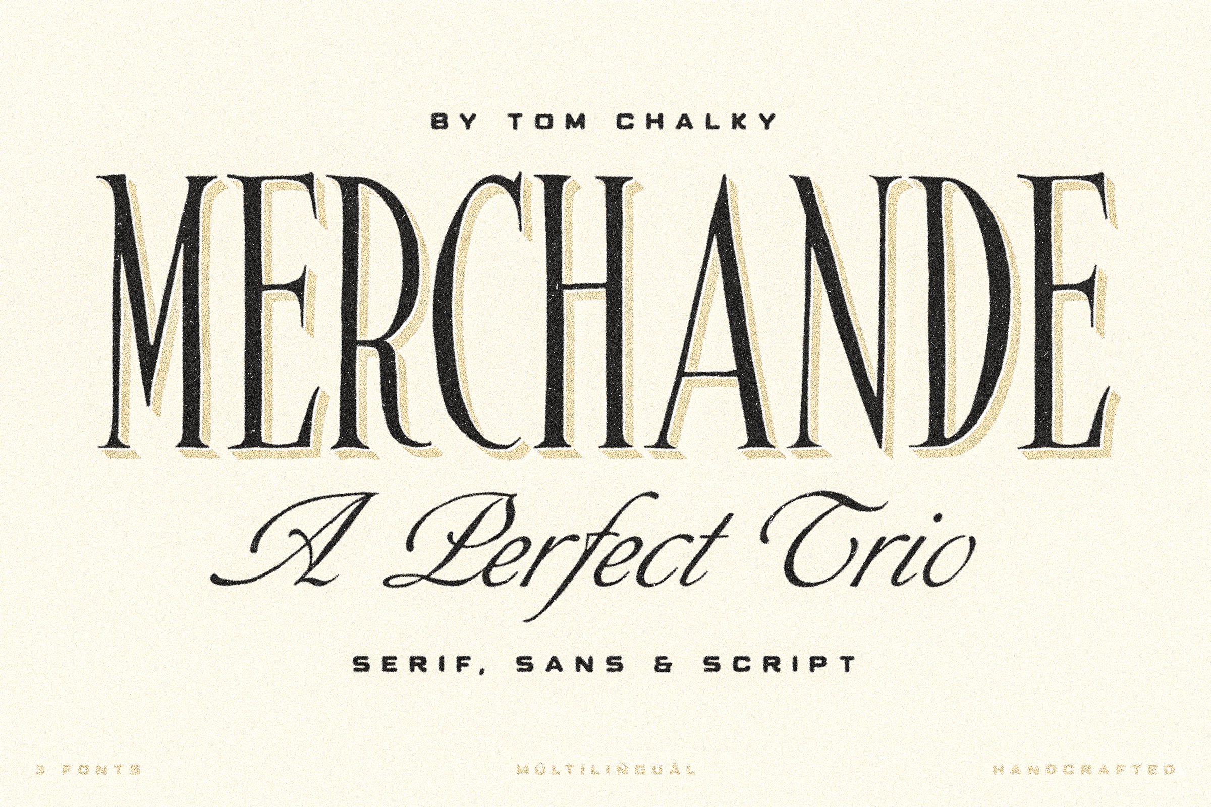 Merchande - Vintage Font Trio cover image.