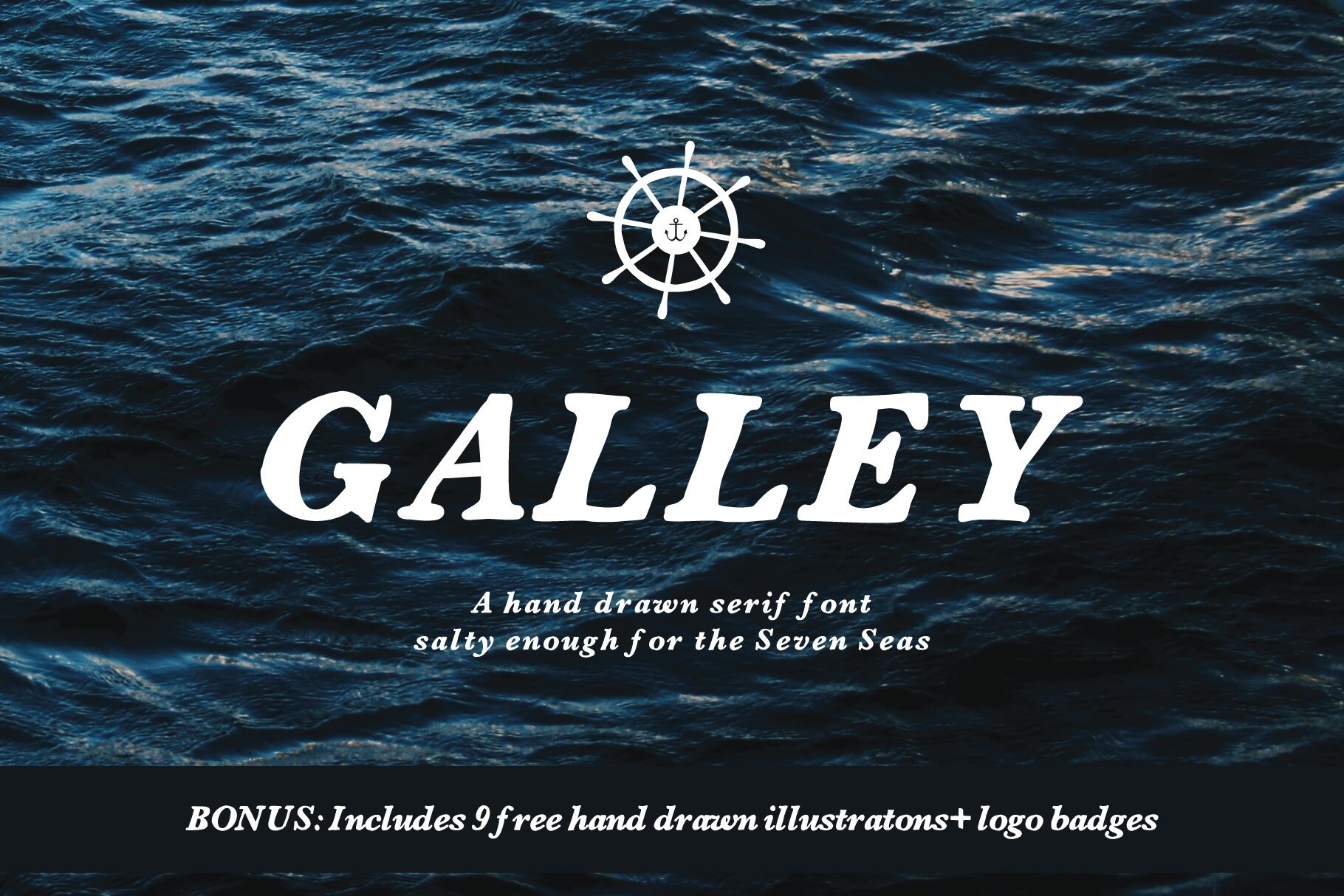 Galley Font + Logo Badges cover image.