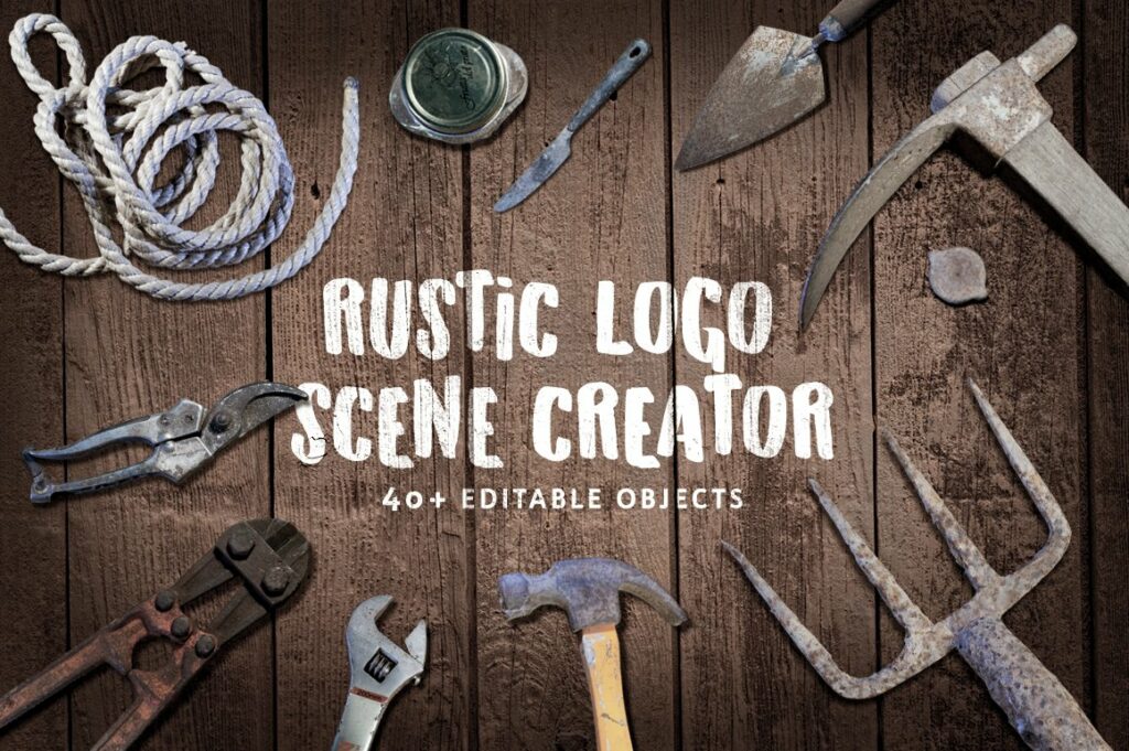 Scene File Logo Rustic Logo Scene Creator – MasterBundles