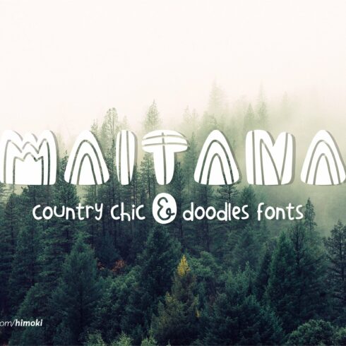 Maitana_country_scandinavian_6fonts cover image.