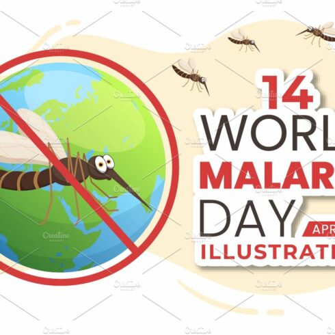 14 World Malaria Day Illustration cover image.