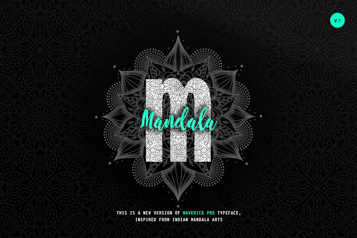 Maverick Mandala - Textured Typeface cover image.