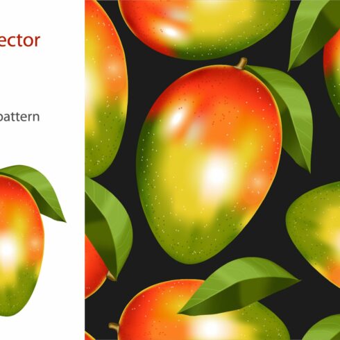 Mango vector pattern cover image.