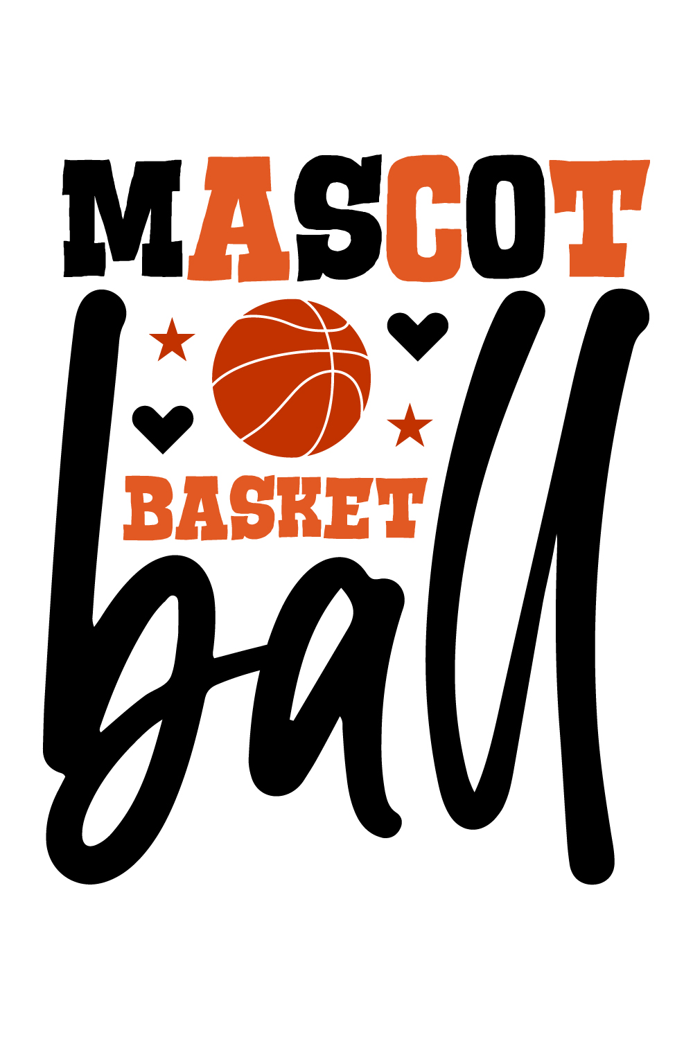 Mascot Basketball pinterest preview image.