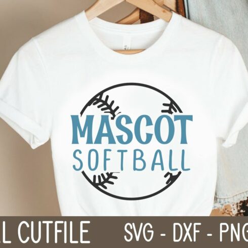 Mascot Softball SVG cover image.