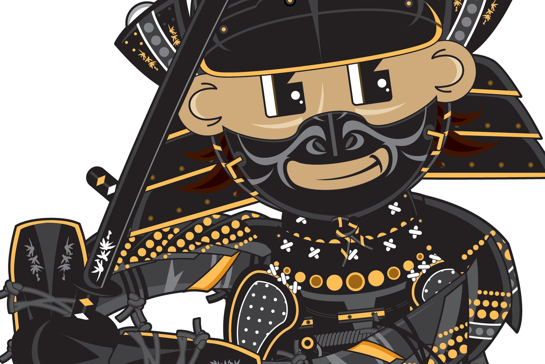 Fierce Samurai Warrior preview image.