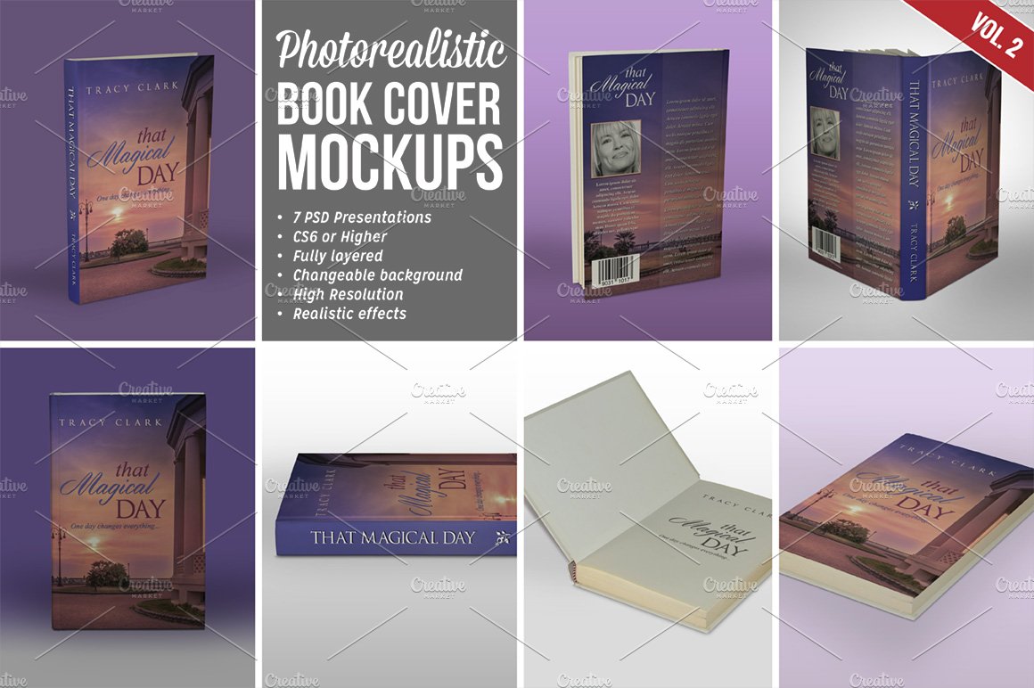 Photorealistic Book Cover Mockups 02 cover image.