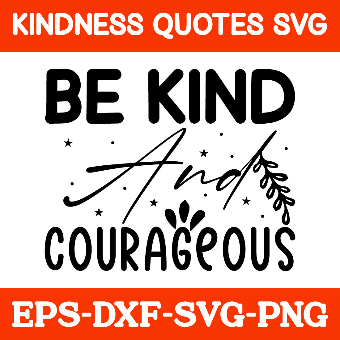 Kindness Quotes Svg preview image.