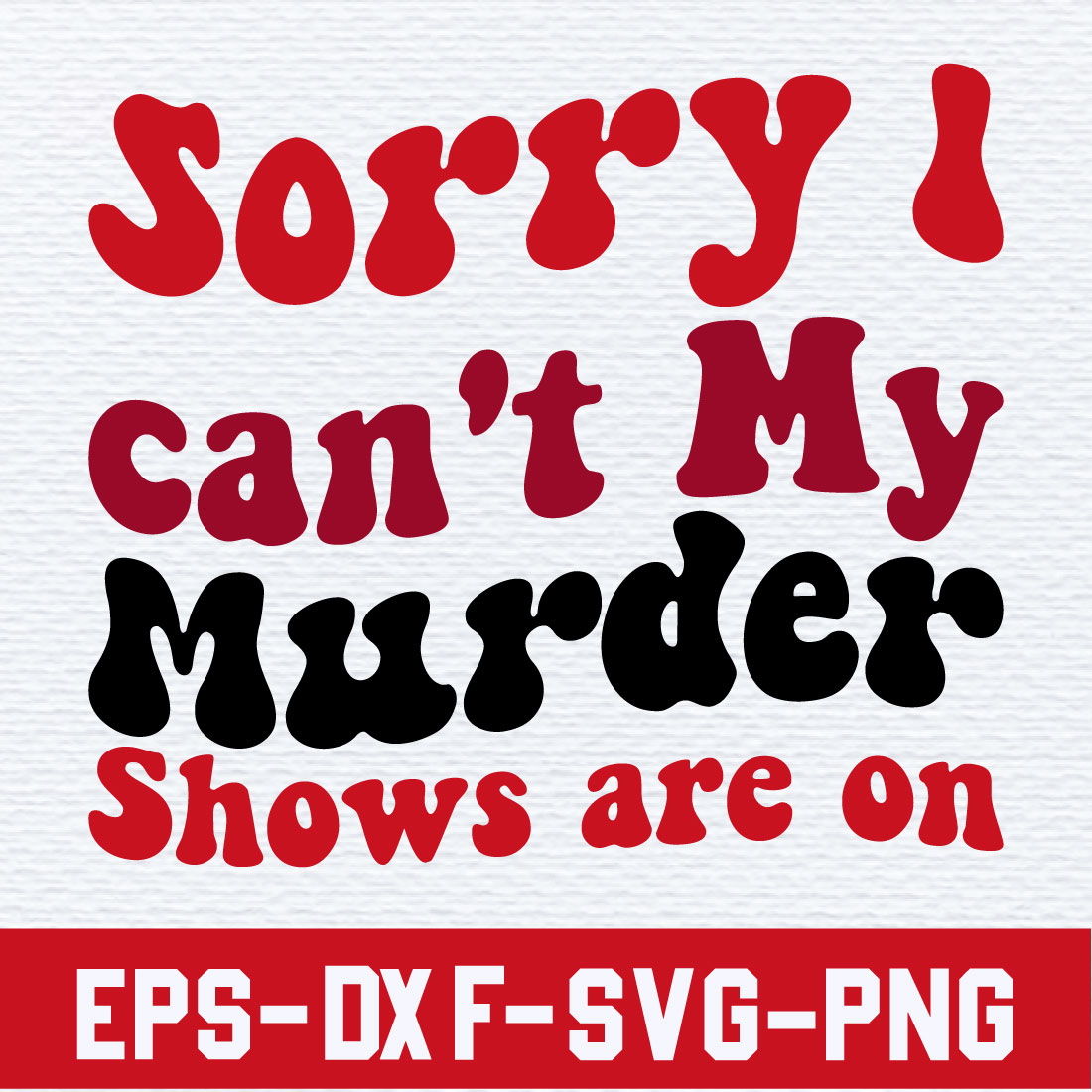 Sorry I can't My Murder Shows are on preview image.