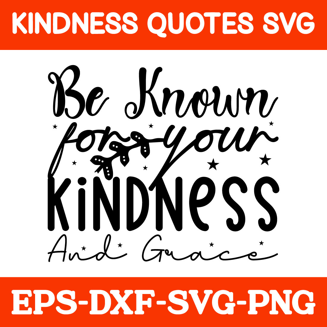 Kindness Quotes Svg preview image.