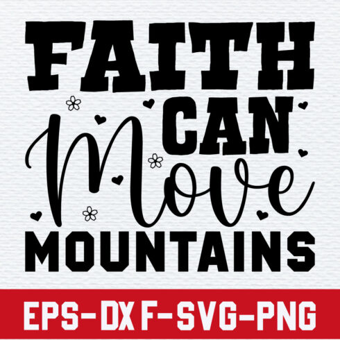 Faith can move mountains cover image.