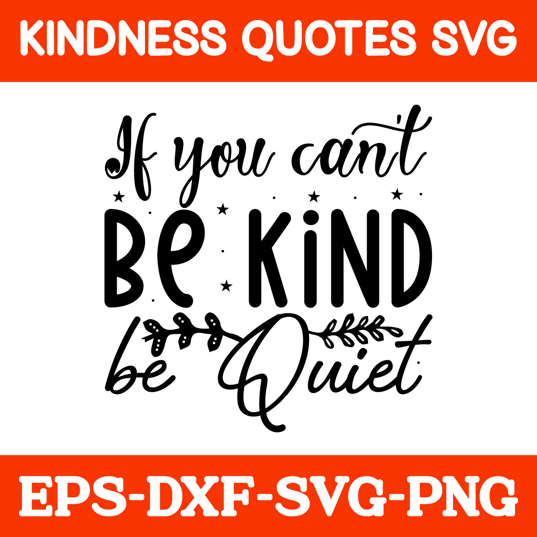 Kindness Quotes Free Svg preview image.