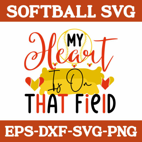 Softball Svg cover image.