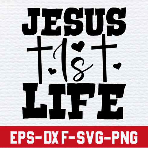 Jesus is life cover image.