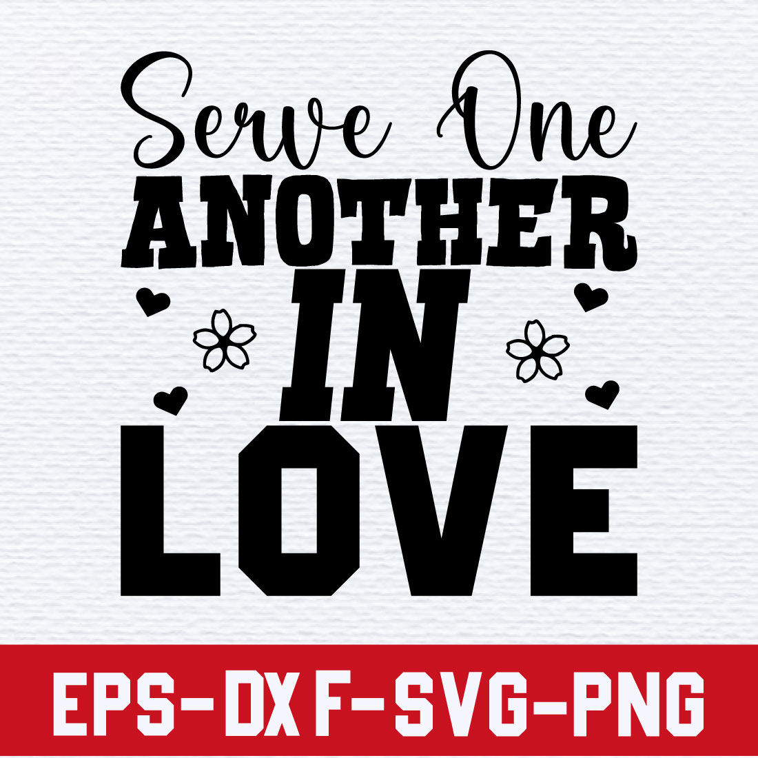 Serve one another in love preview image.
