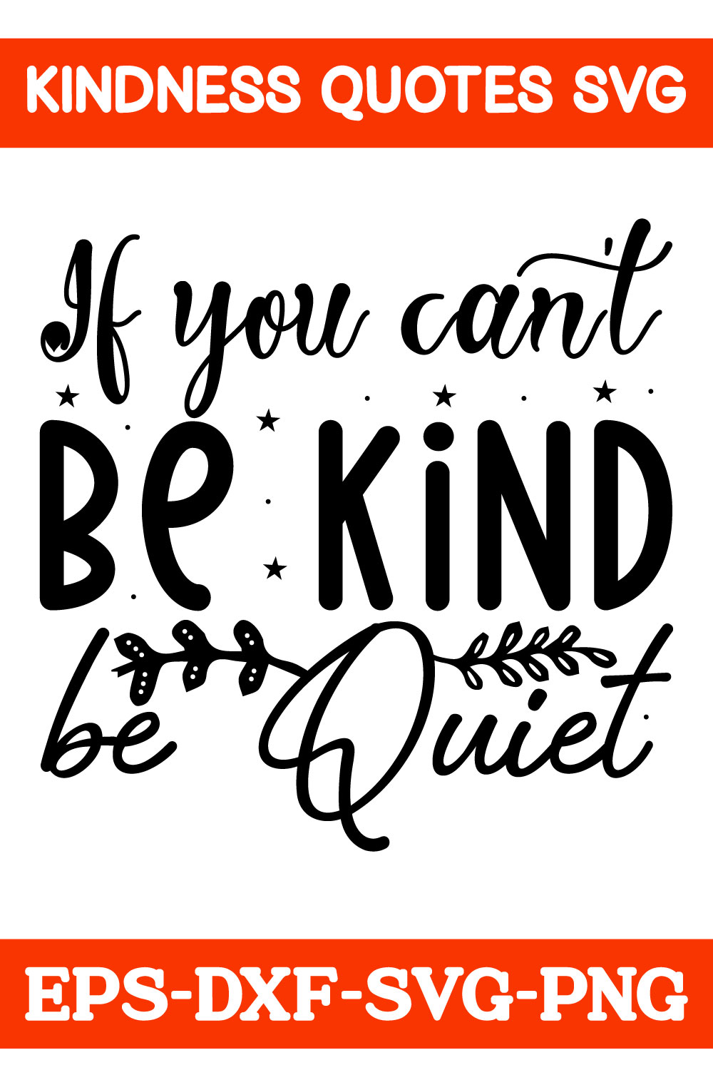 Kindness Quotes Free Svg pinterest preview image.