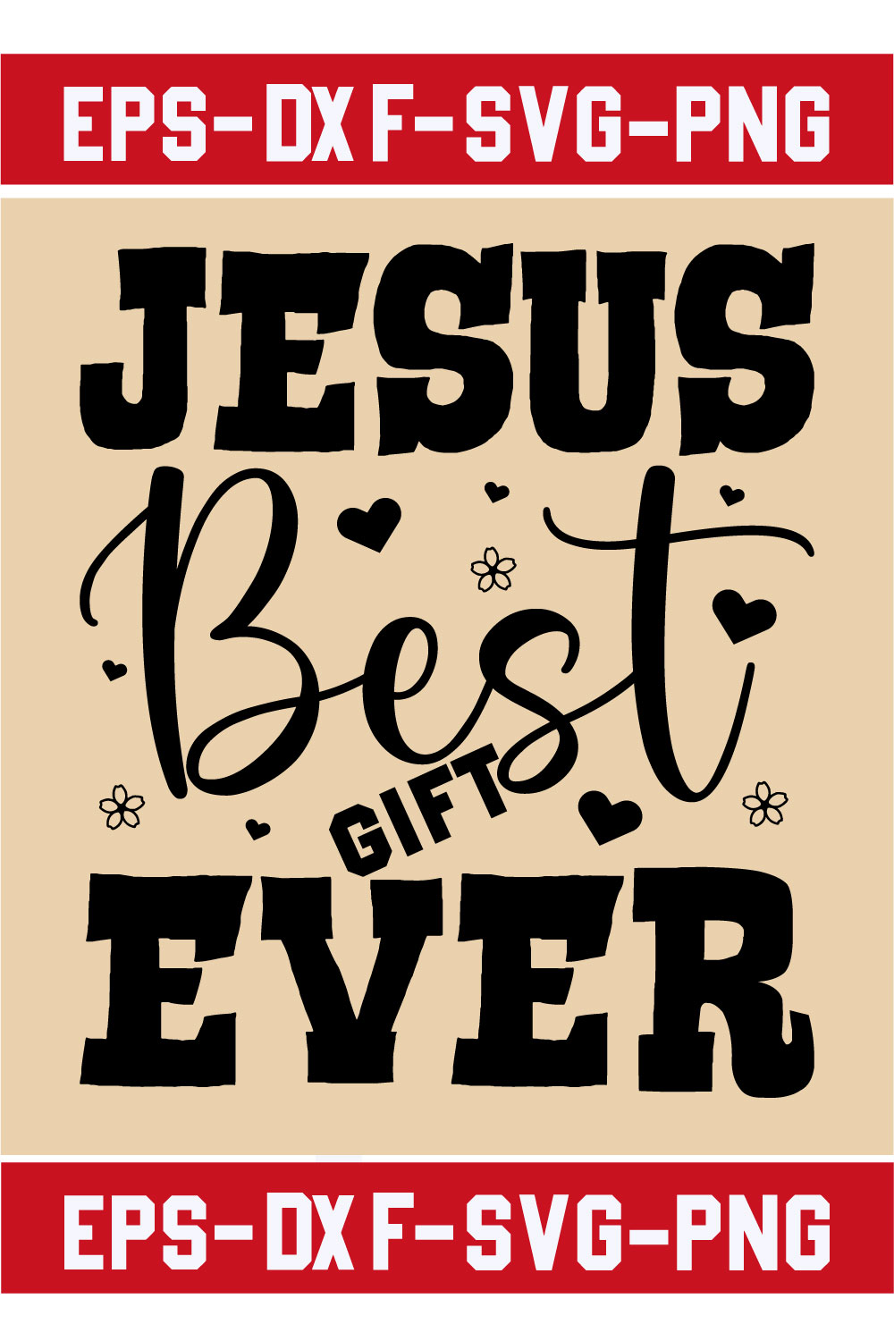 Jesus Best Gift Ever pinterest preview image.