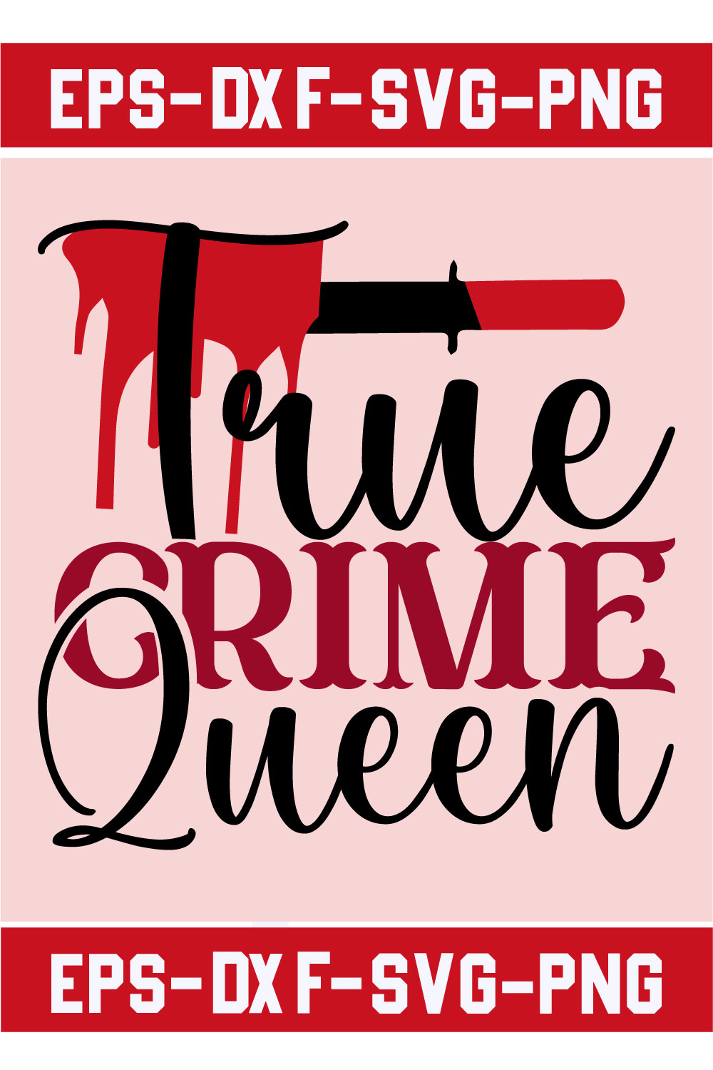 True Crime Queen pinterest preview image.