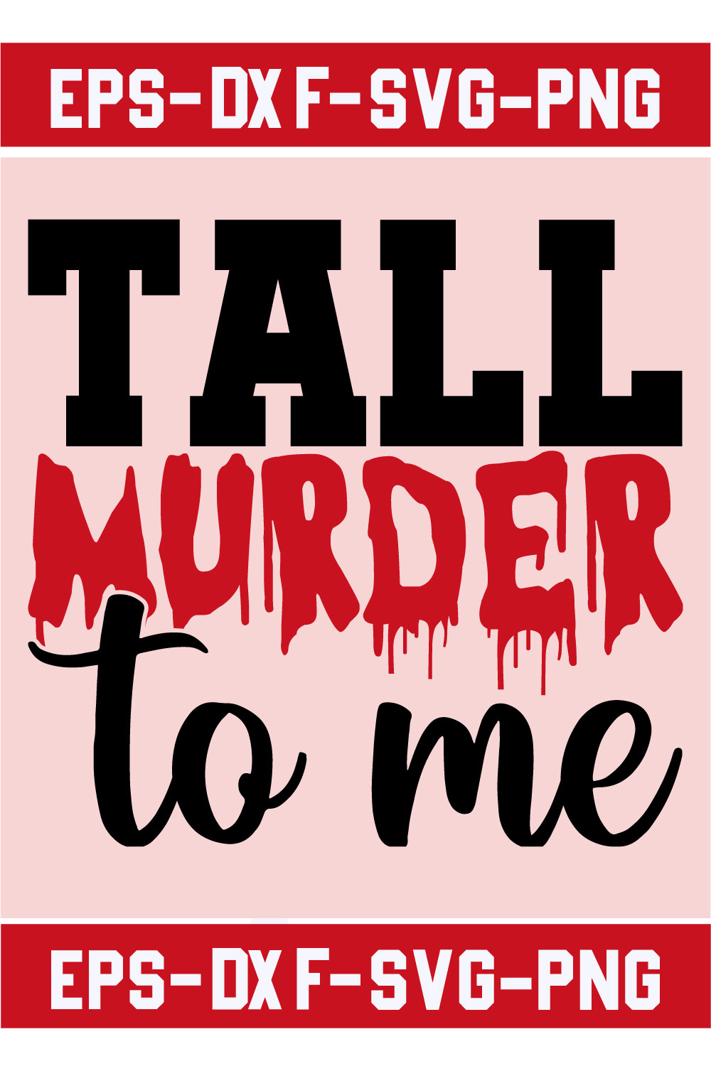 Tall Murder to me pinterest preview image.