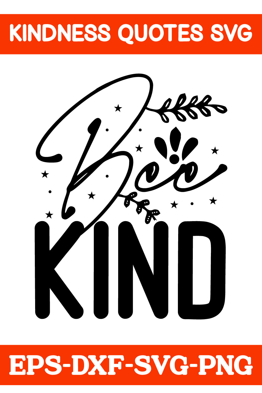 Kindness Quotes Svg Free pinterest preview image.