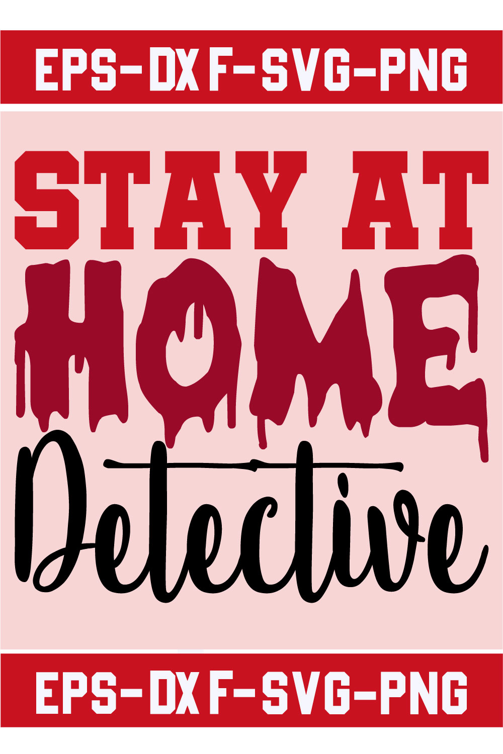 Stay at Home Detective pinterest preview image.