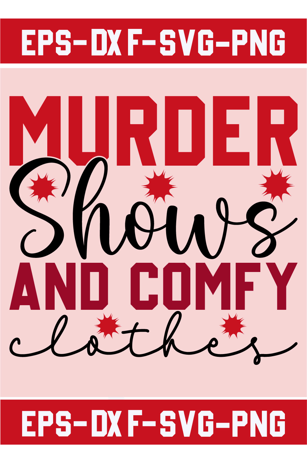 Murder Shows and Comfy Clothes pinterest preview image.