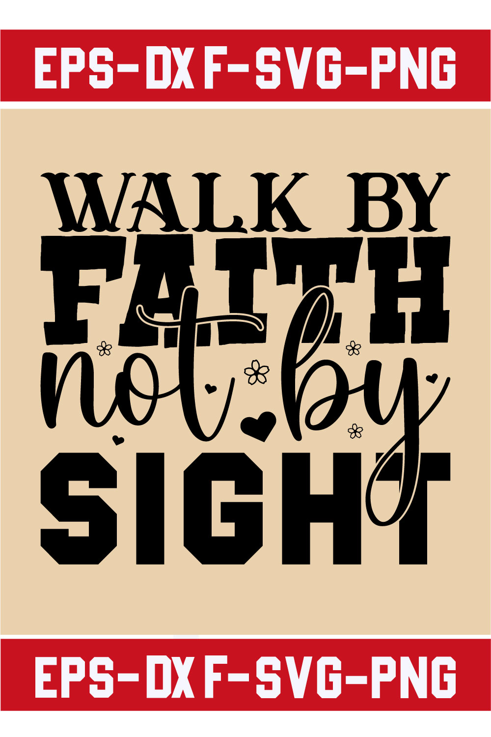 walk by faith not by sight pinterest preview image.