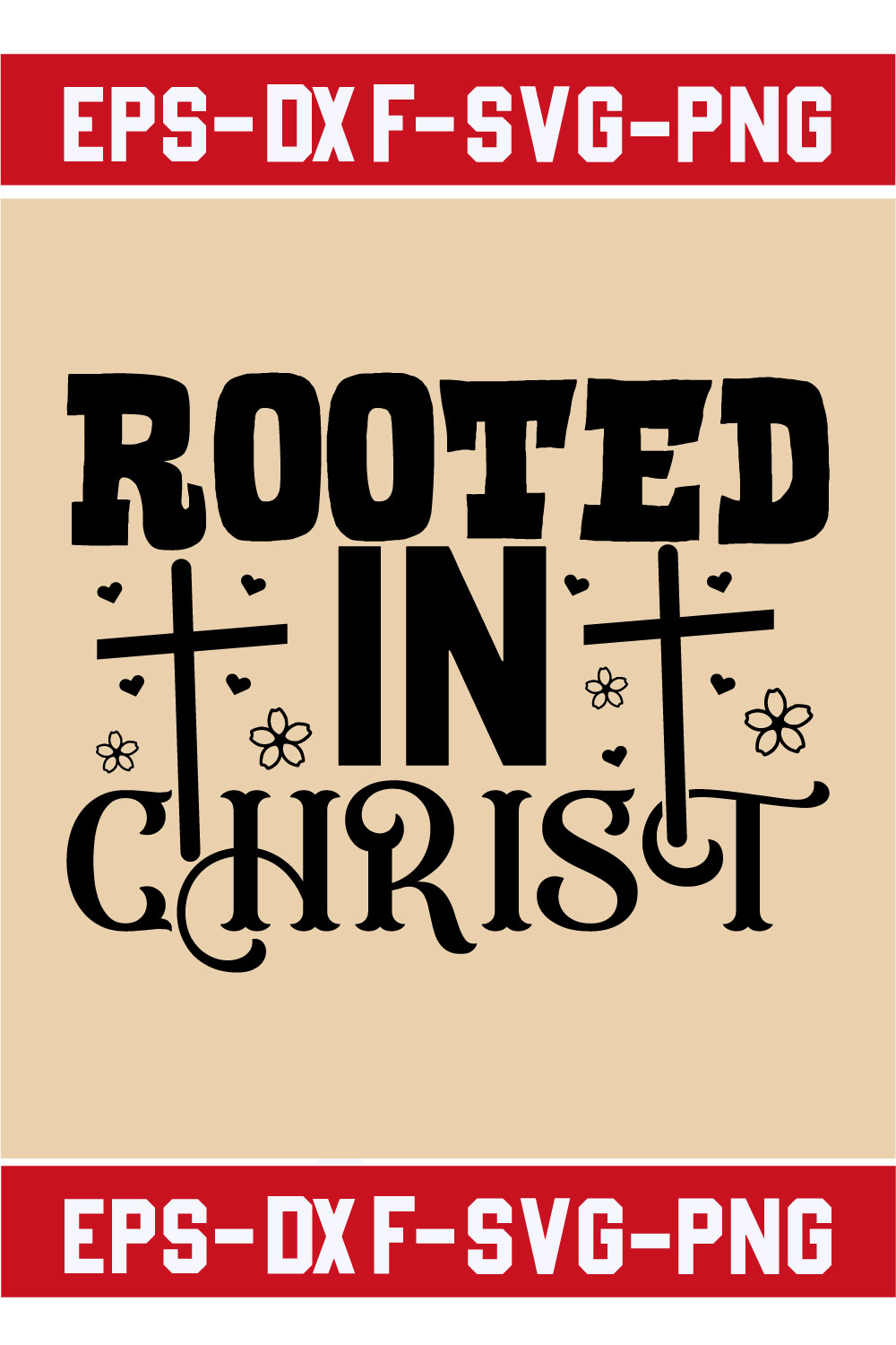 Rooted in christ pinterest preview image.