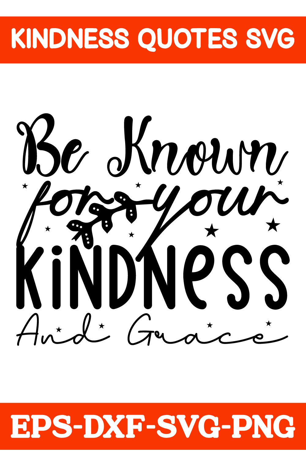 Kindness Quotes Svg pinterest preview image.