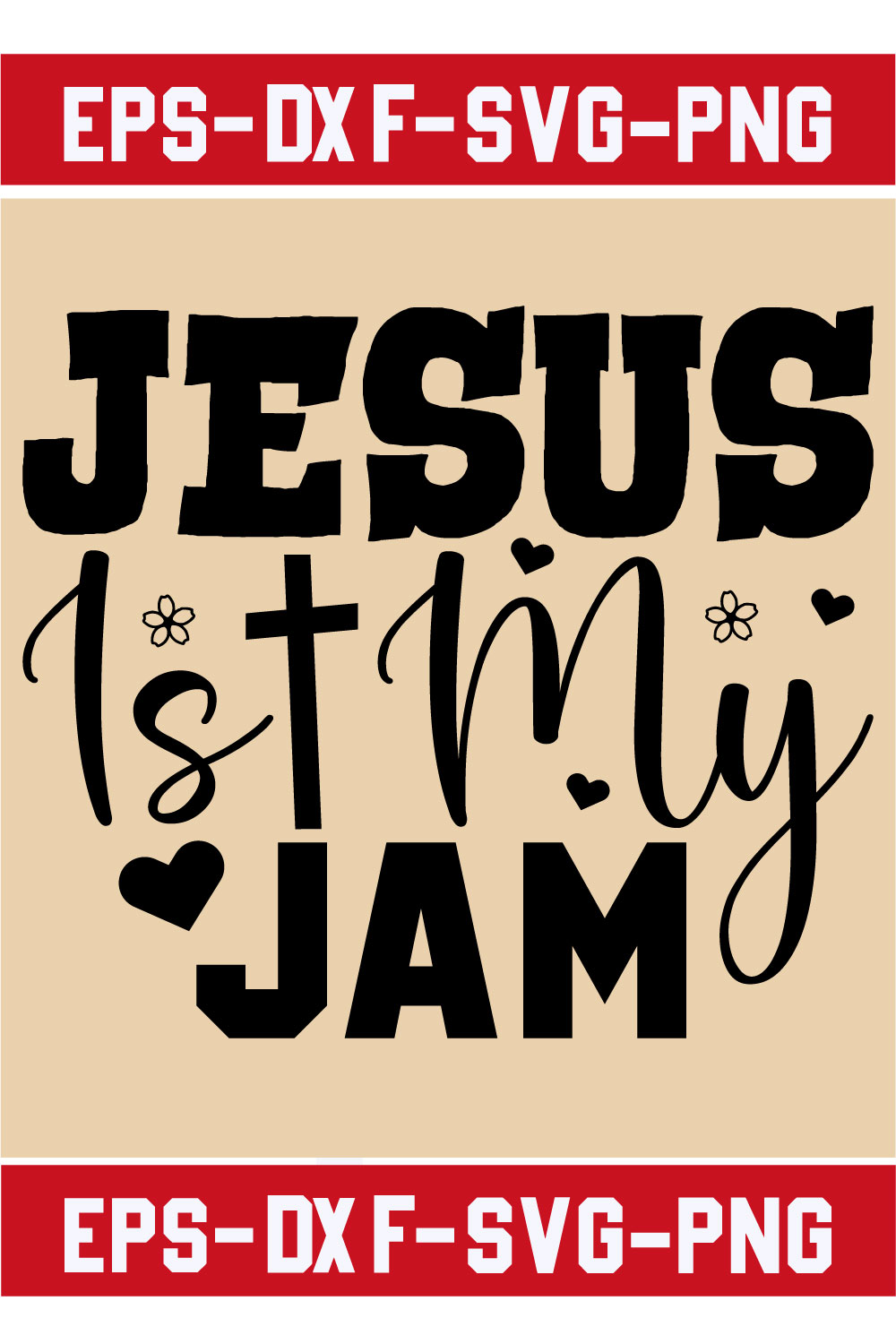 Jesus Is My Jam pinterest preview image.