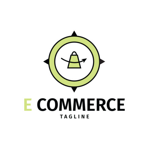 E Commerce Logo Template cover image.