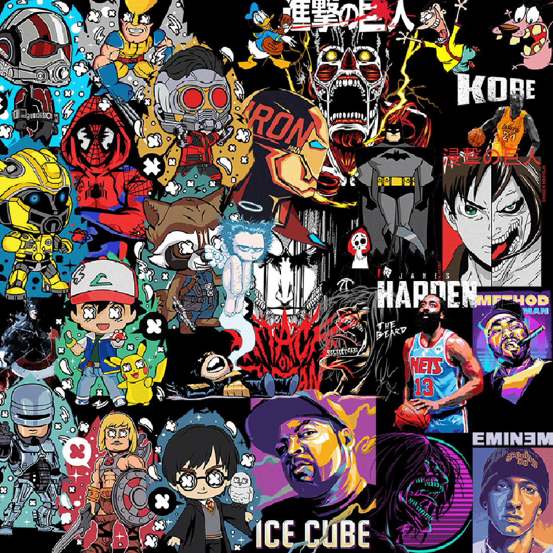 Ultimate Fusion: A Master Bundle of Anime, Rappers, Cartoons, Superheroes, Supervillains, and More! cover image.