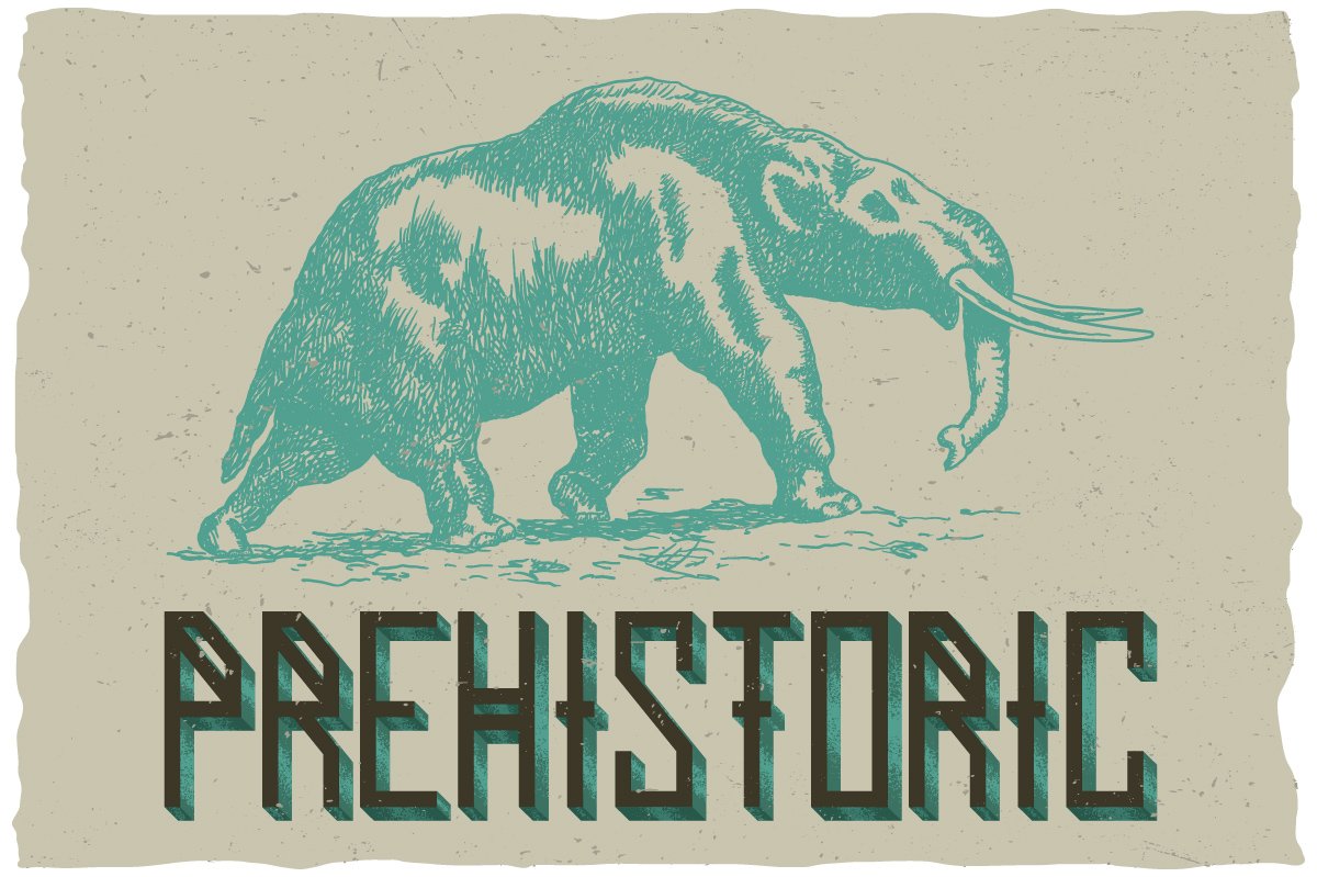 Mastodon Typeface preview image.