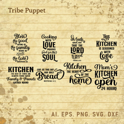 Kitchen Typography cover image.