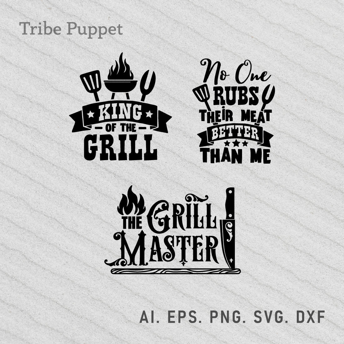 BBQ Typography preview image.