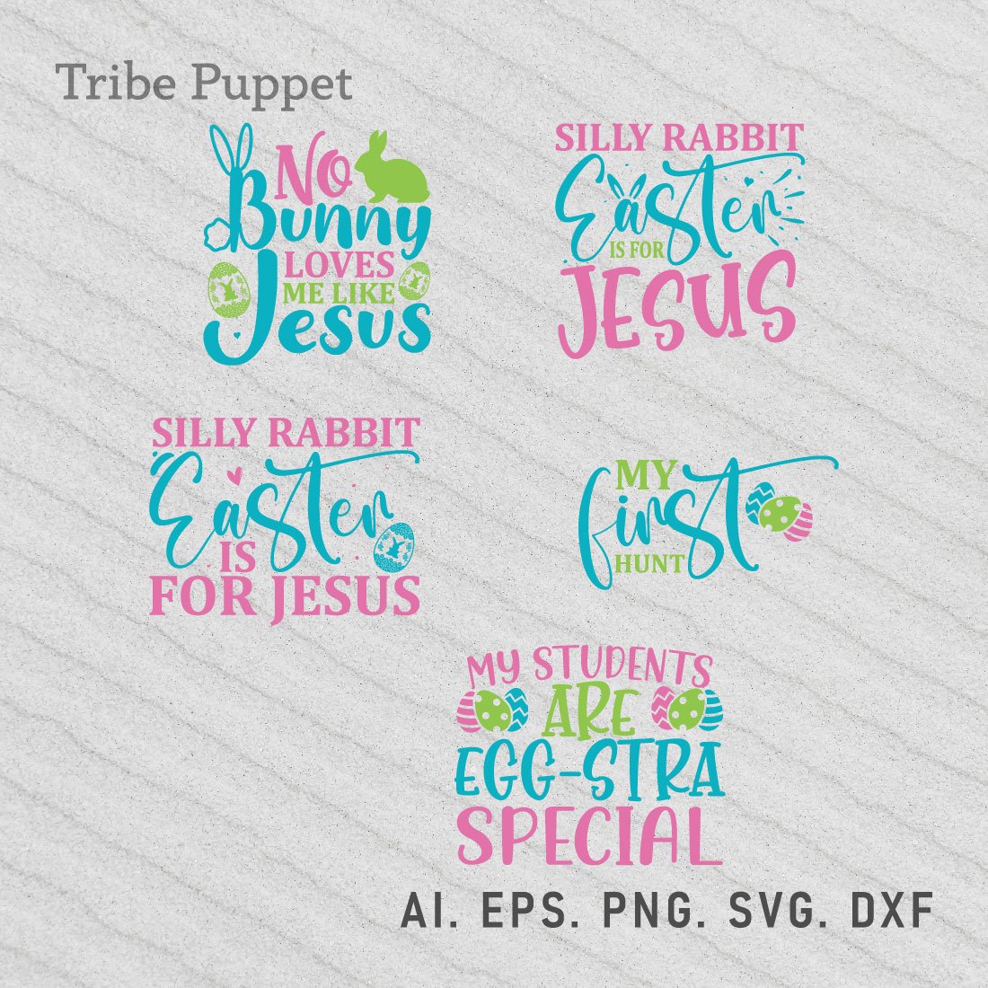 Easter Typography 12 preview image.