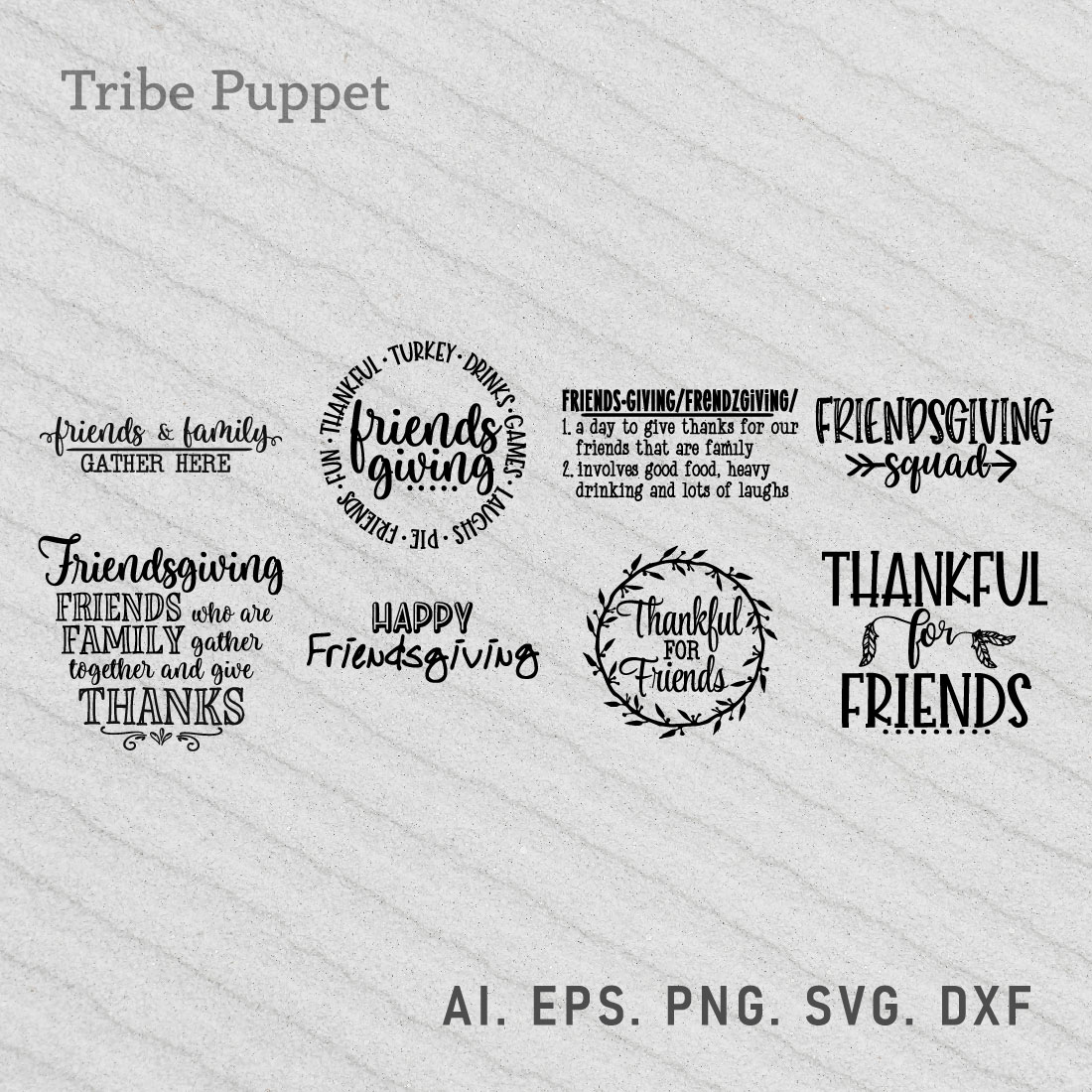 Friendsgiving Bundle preview image.