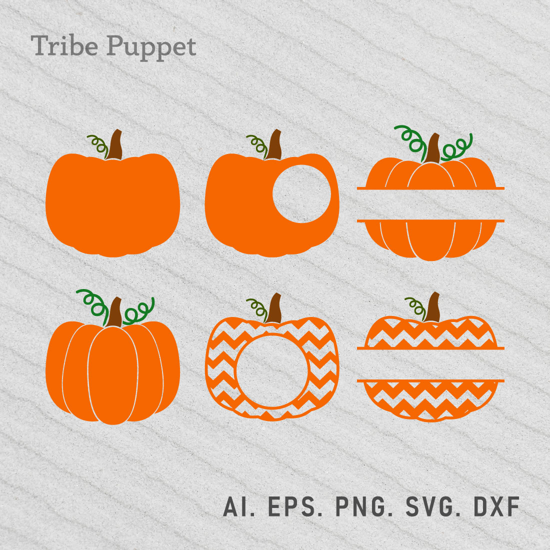 Collection of pumpkins cut files.
