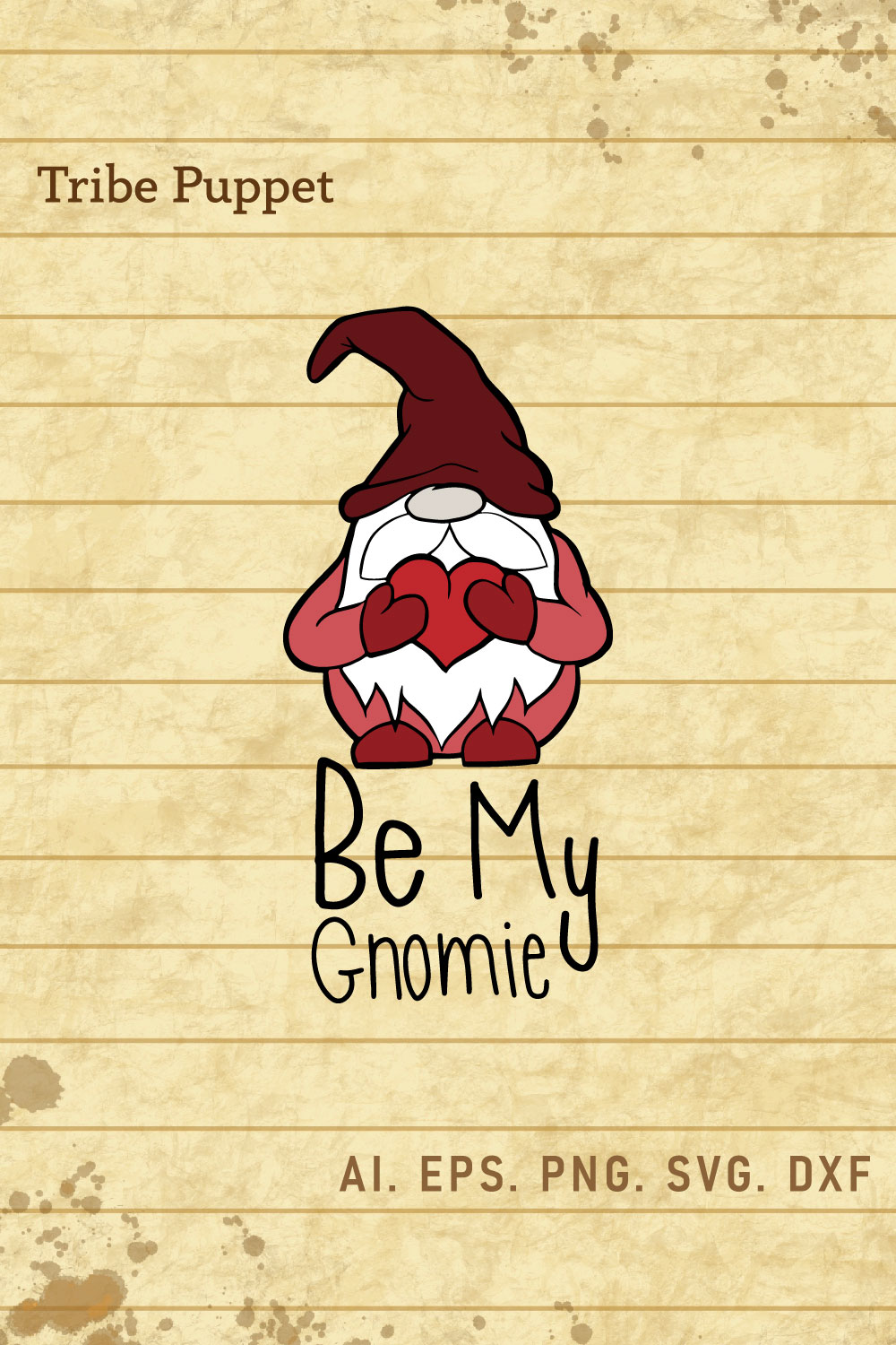 Be My Gnomie pinterest preview image.