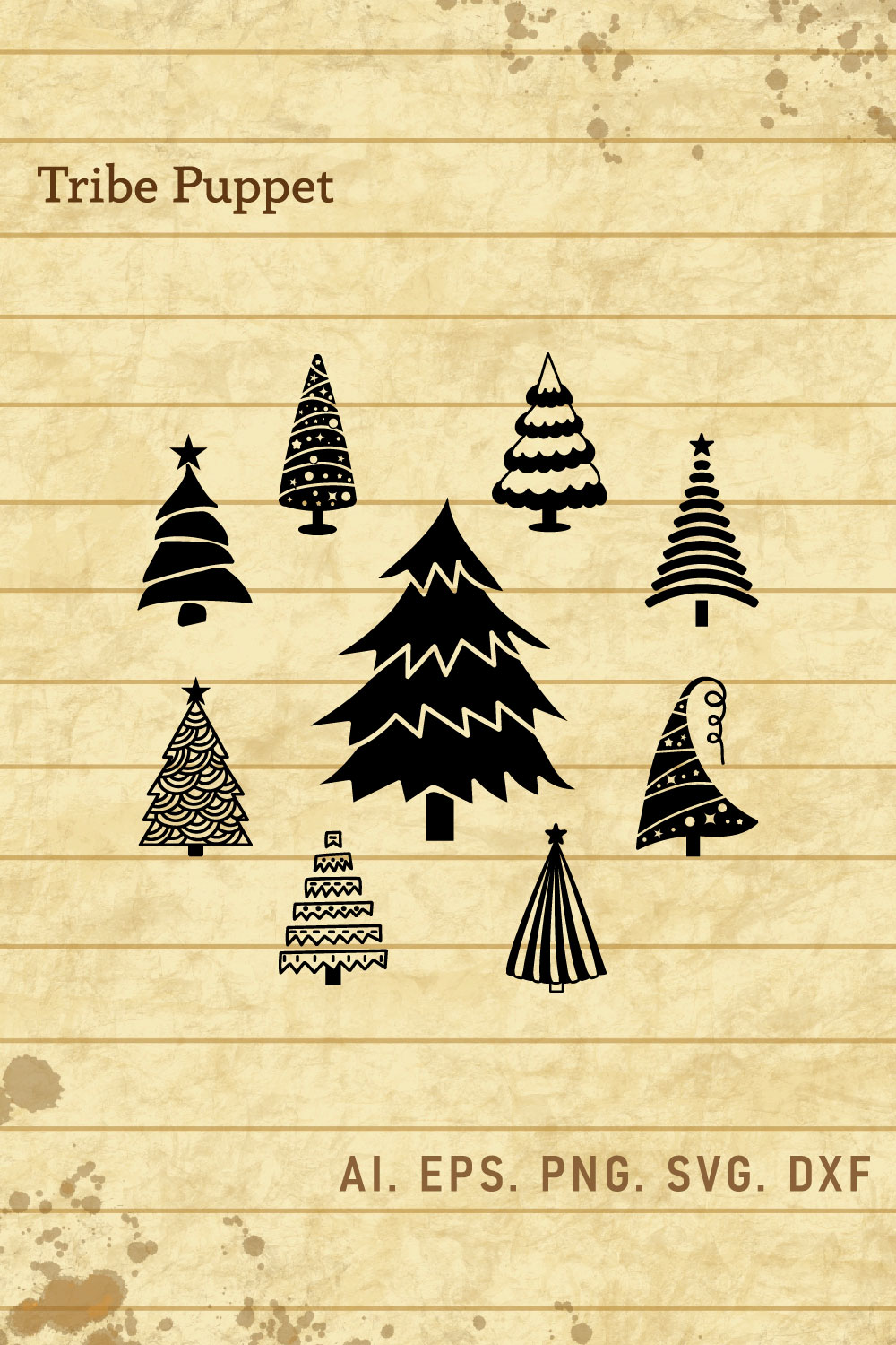 Christmas Tree 01 pinterest preview image.