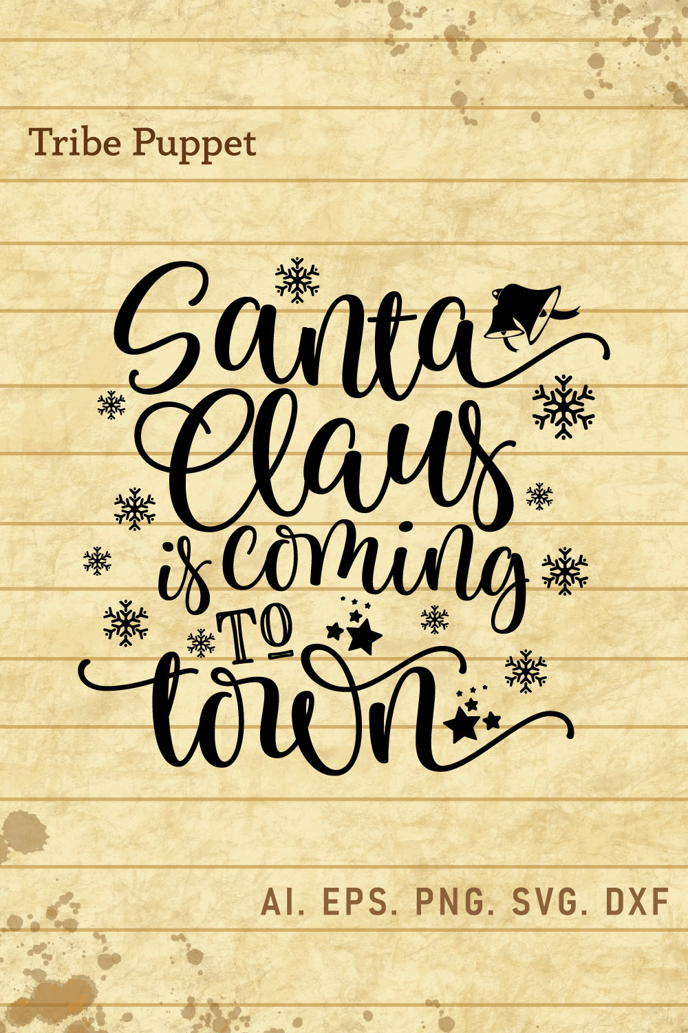 Santa Claus pinterest preview image.