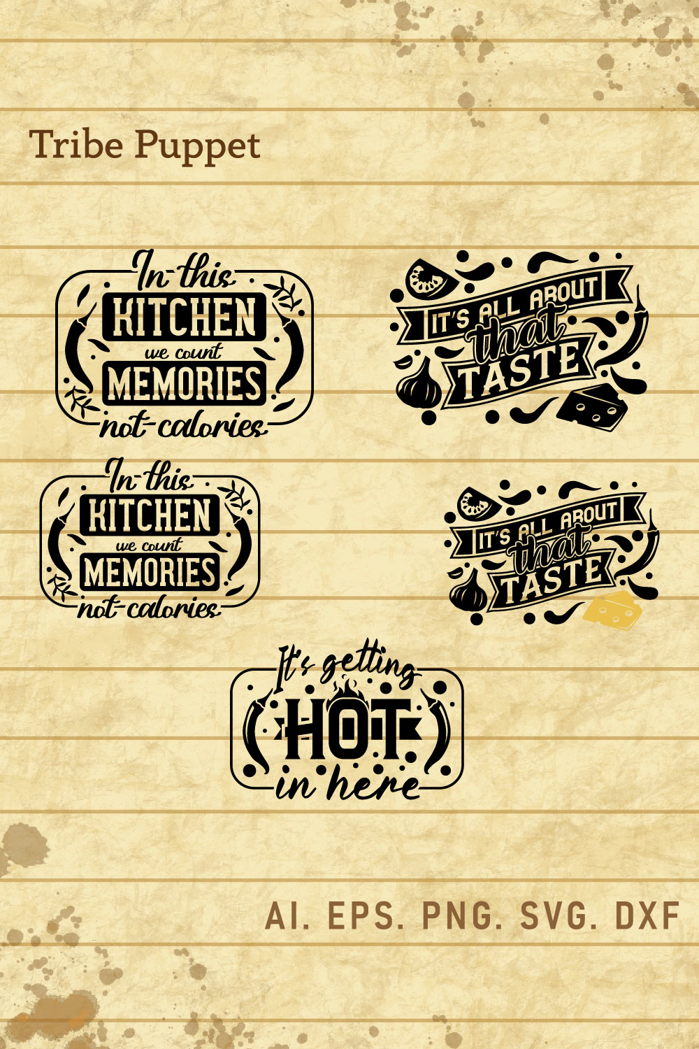 Cutting Board Quotes 12 pinterest preview image.